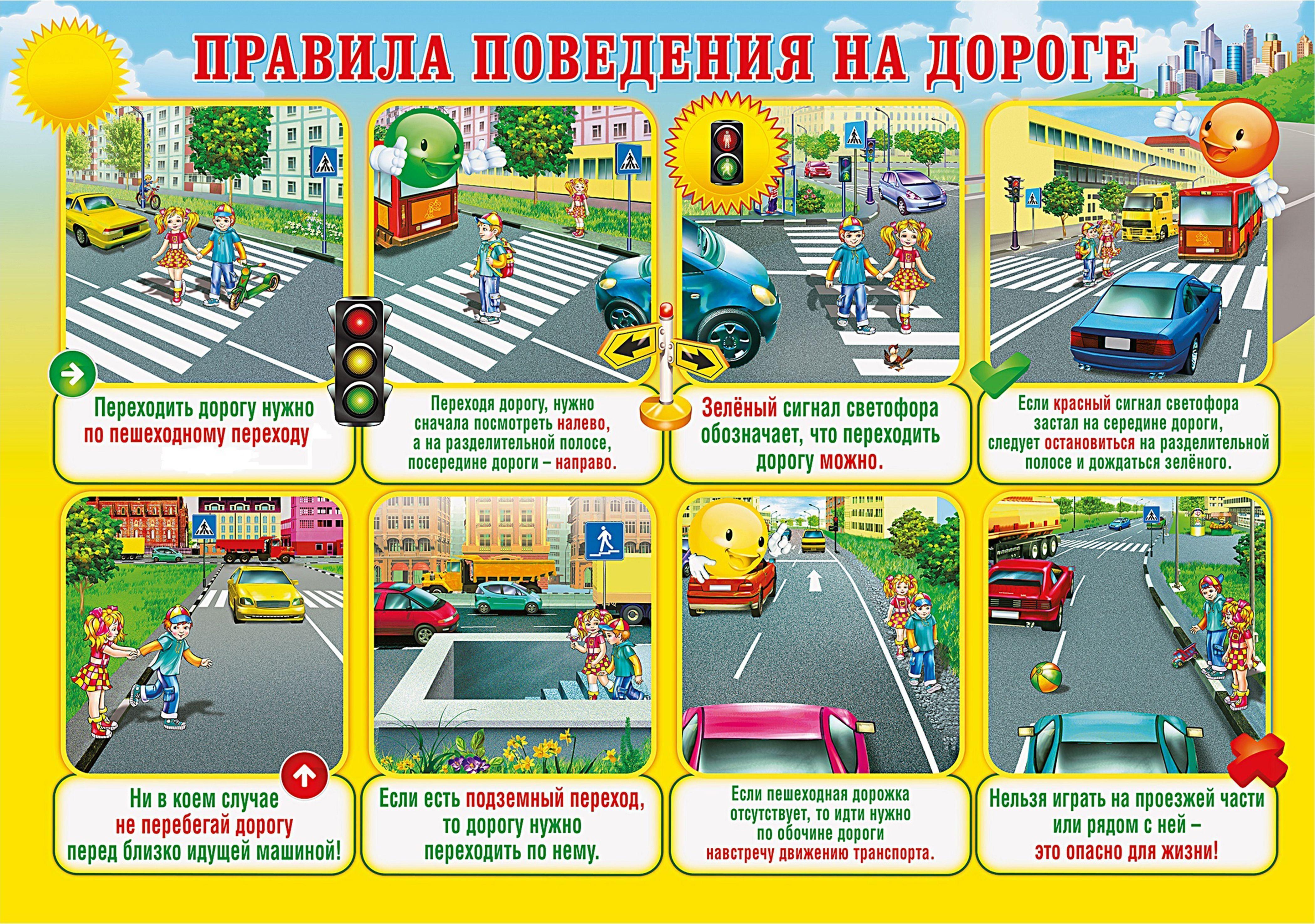 Правила поведения на дорогах